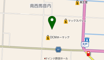 DAISO 秋田西馬音内店の地図画像