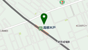 DAISO イオン高根木戸店の地図画像