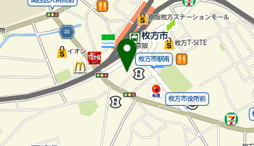 DAISO 枚方市駅前店の地図画像