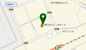 DAISO MEGAドン・キホーテ苫小牧店の地図画像