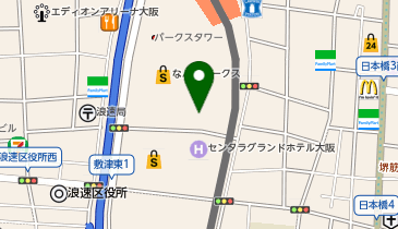 DAISO なんばパークス店の地図画像