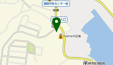 DAISO 浦賀店の地図画像