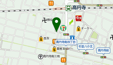 DAISO 高円寺パル店の地図画像