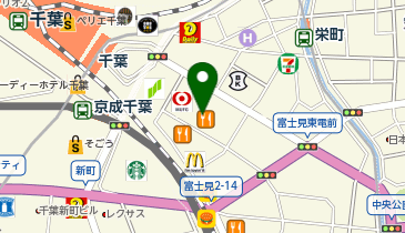 DAISO 千葉駅前店の地図画像