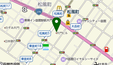 DAISO 函館松風店の地図画像