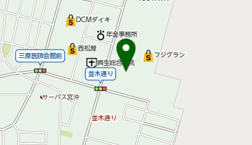 DAISO フジグラン三原店の地図画像