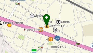 DAISO コモディイイダ上板橋店の地図画像