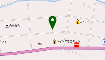 DAISO ベイシア沼田モール店の地図画像