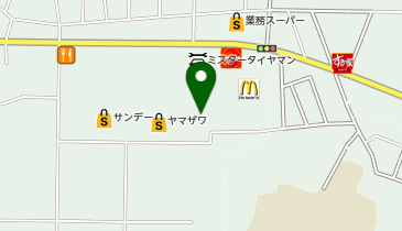 DAISO ヤマザワ南陽ショッピングプラザ店の地図画像