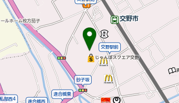DAISO MEGAドン・キホーテ交野店の地図画像
