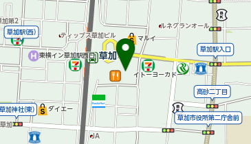 Standard Products アコス草加店の地図画像