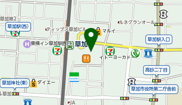 THREEPPY アコス草加店の地図画像