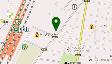 DAISO ジョイホン小山駅前店の地図画像