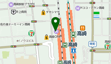 DAISO 高崎モントレー店の地図画像