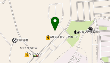 DAISO MEGAドン・キホーテ四街道店の地図画像