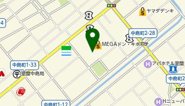 DAISO MEGAドン・キホーテ室蘭中島店の地図画像