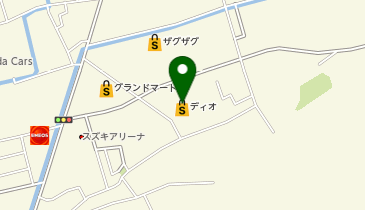 DAISO ディオ岡山北店の地図画像