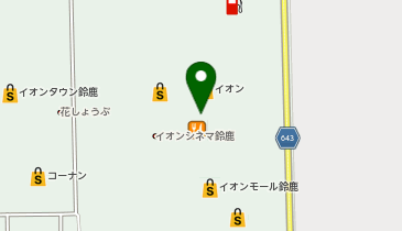 Standard Products イオンモール鈴鹿店の地図画像