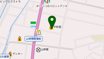 DAISO 平和堂高富店の地図画像
