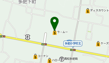 DAISO ラ・ムー高松中央店の地図画像