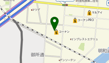 DAISO コーナン兵庫松原通店生活館店の地図画像