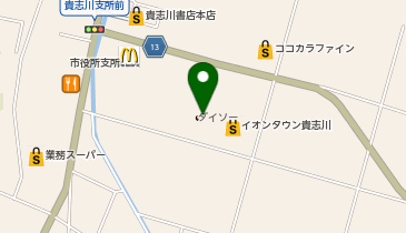 DAISO イオンタウン貴志川店の地図画像