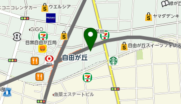 Standard Products フレル・ウィズ自由が丘店の地図画像