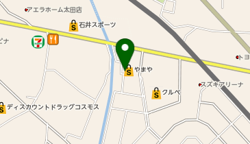 DAISO 太田竜舞店の地図画像