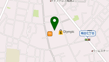 DAISO カリブ梅島店の地図画像