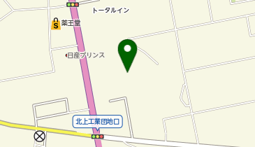 DAISO 北上村崎野店の地図画像