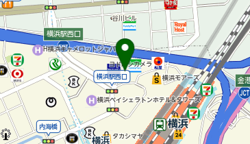 DAISO 横浜駅前西口店の地図画像