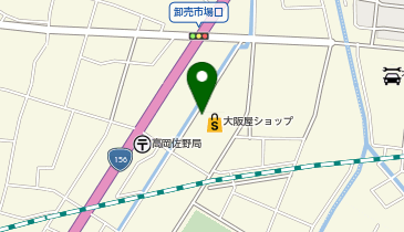 DAISO 大阪屋ショップ佐野店の地図画像