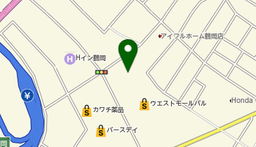 DAISO 鶴岡ウエストモールパル店の地図画像