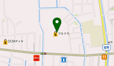 DAISO マルナカ益野店の地図画像