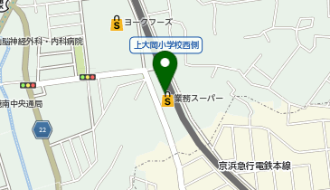 DAISO 上大岡西店の地図画像