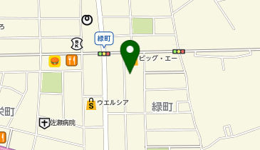 DAISO 飯能緑町店の地図画像