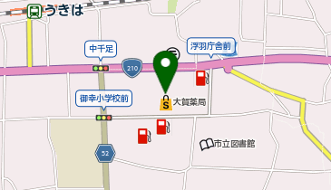 DAISO サンピットバリュ浮羽店の地図画像