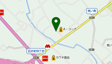 DAISO 桐生広沢店の地図画像