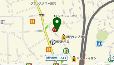 DAISO 所沢プロペ通店の地図画像
