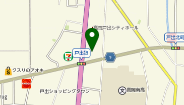 DAISO 高岡戸出店の地図画像