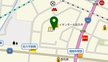 Standard Products イオンモール佐久平店の地図画像