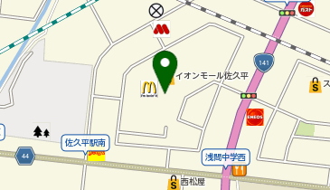 THREEPPY イオンモール佐久平店の地図画像