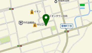 DAISO イオンタウン日向店の地図画像