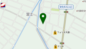 DAISO フォリオ大泉店の地図画像