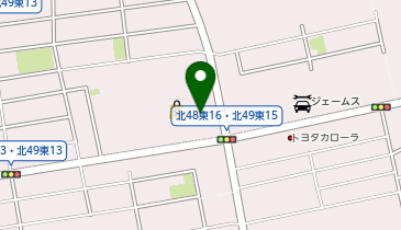 DAISO ホクレンショップ49条店の地図画像