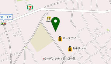 DAISO ヤオコー狭山北入曽店の地図画像