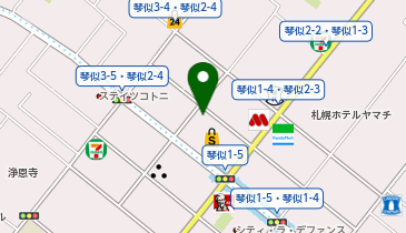 DAISO イオン札幌琴似店の地図画像