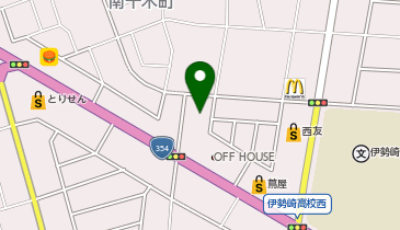 DAISO 西友楽市伊勢崎茂呂店の地図画像