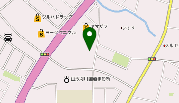 DAISO 山形成沢ショッピングセンター店の地図画像