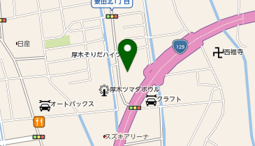 DAISO 厚木妻田店の地図画像